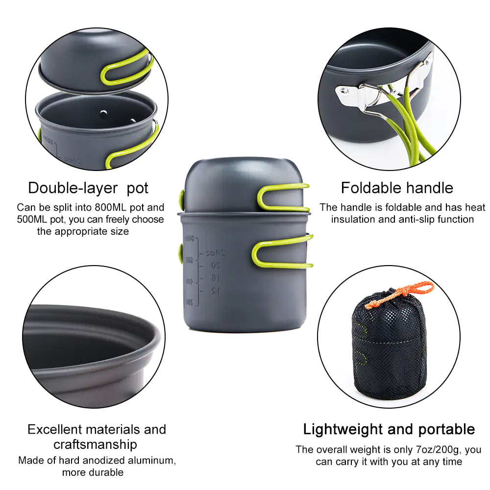 Outdoor Camping Tableware Kit