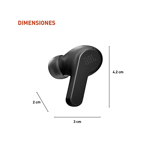 JBL Vibe 200TWS True Wireless Earbuds - Black, Small