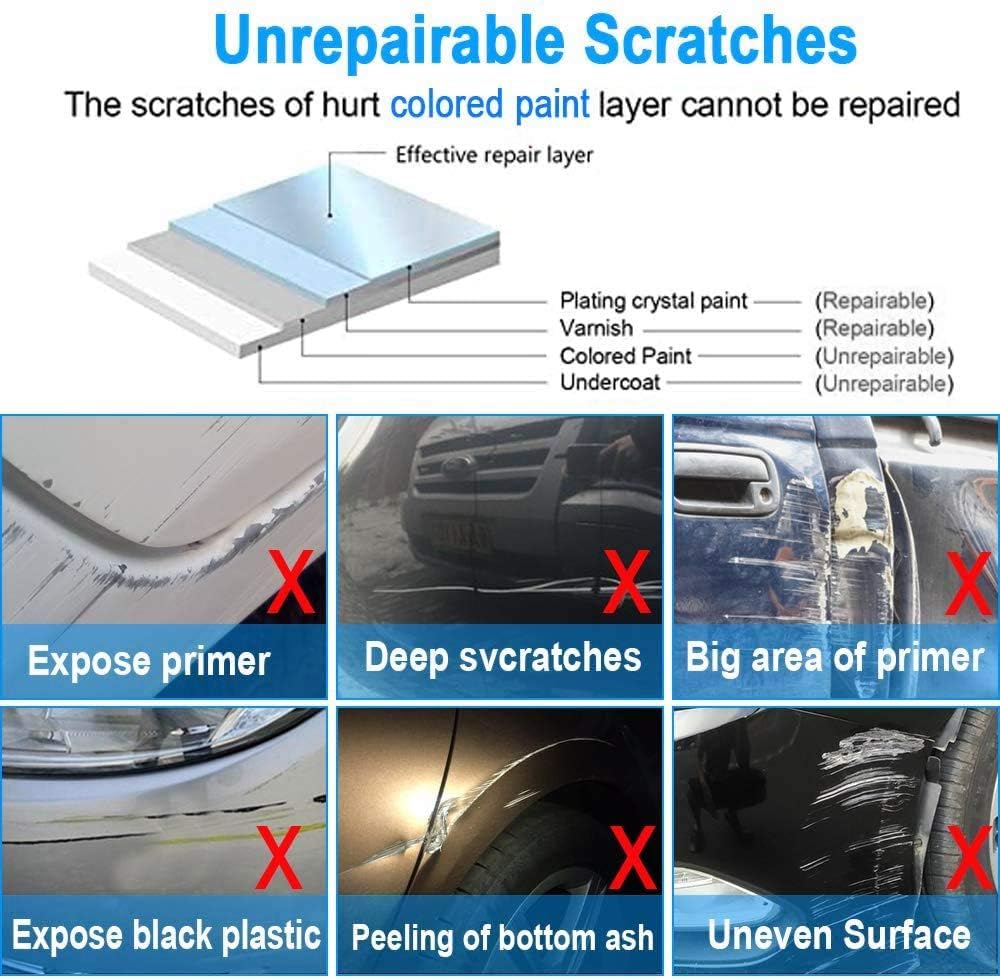 Nano Sparkle Cloth for Car Scratches (4 PACK),2024 Nano Sparkle Cloth Car Scratch Remover Cloth Upgrade, Multi-Purpose Nano Magic Cloth Easy to Repair Small Scratched Water Spots For All Car