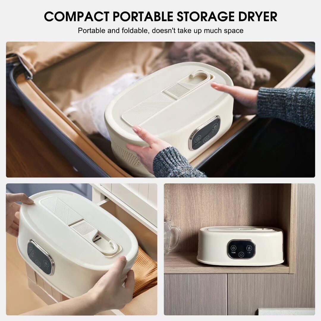 Portable Clothes Dryer - Portable Dryers for Laundry Portable Dryer for Apartment RV Travel Mini Electric Laundry Dryer Portable Clothes Dryer for Light Clothes Underwear Baby Clothes